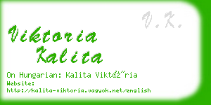 viktoria kalita business card